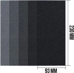 Propapier - Schuurpapier Voordeelset - 100 Stuks - Korrel P400 P600 P800 P1000 P1500 P2000 P2500 P3000 P5000 P7000 /Auto Polijsten / Meubels -Makita || Merkloos || Stanley Verkoopwinkel 1200x1187 24