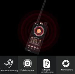 Detectieapparaten - Draadloze Signaaldetector RF Bug Finder Anti-Afgeluisterde Detector Anti Candid Camera GPS Tracker Locator | Zwart -Makita || Merkloos || Stanley Verkoopwinkel 1200x1188 1