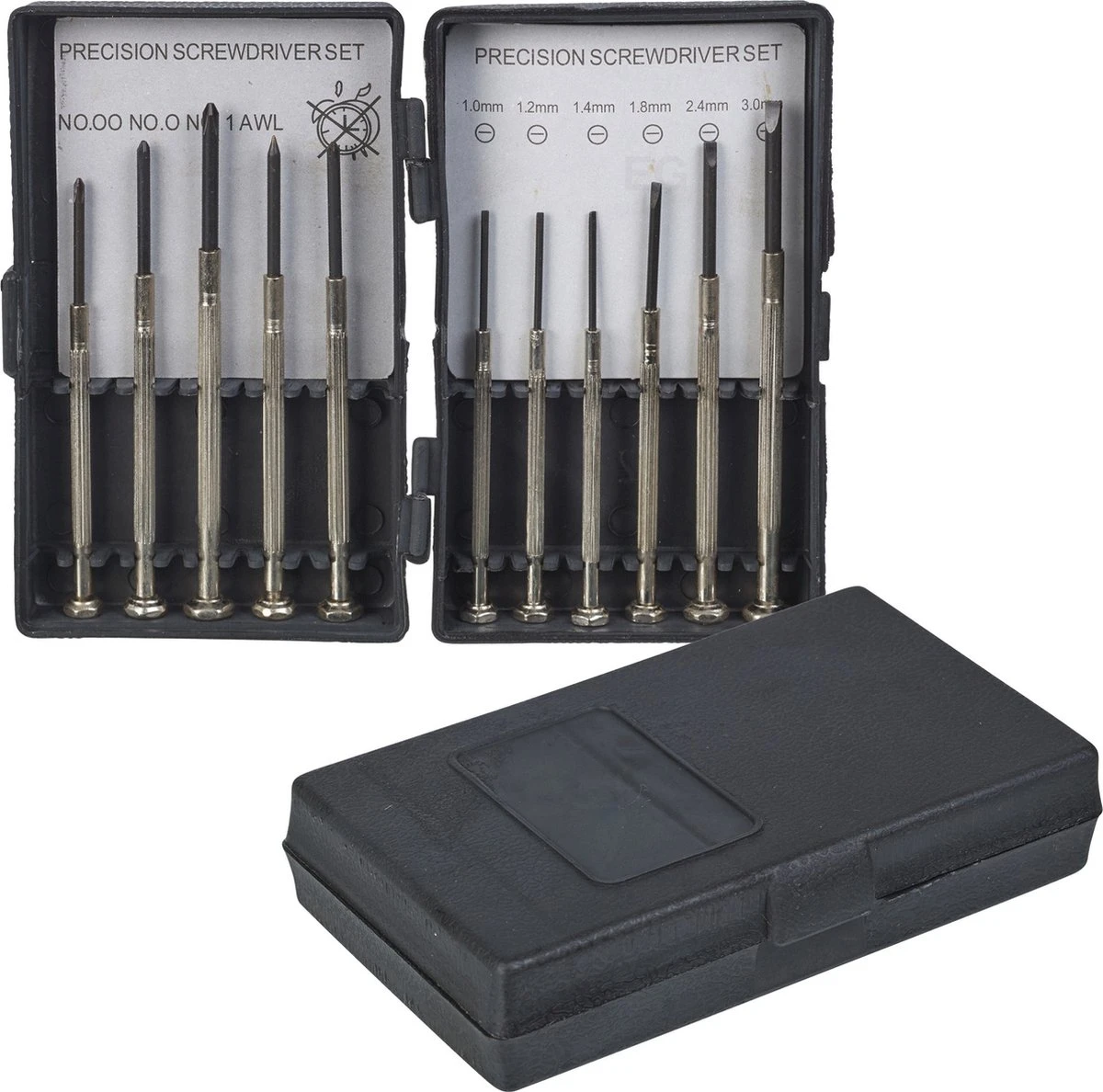 Kinzo 11-delige Precisie Schroevendraaier 3 Kinzo 11-delige Precisie Schroevendraaier - Afbeelding 3