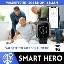 Persoonlijk Alarm Horloge Voor Ouderen - SOS KNOP - Valdetectie - Alarm Horloge Senioren - Hartslag & Bloeddruk - SpO2 - Medicatie Alarm - Persoonsalarm - GPS Horloge Senior - Smartwatch Voor Ouderen - Persoonlijke Alarmen - App En Simkaart -Makita || Merkloos || Stanley Verkoopwinkel 1200x1188 25
