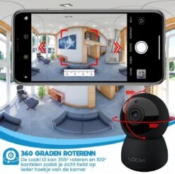 Looki Slimme Indoor Beveiliging Set - 1x Looki 11-delig Alarmsysteem & 1x I3 Indoor PTZ IP Camera - WiFi & App - Incl. 32GB SD-kaart -Makita || Merkloos || Stanley Verkoopwinkel 1200x1188 31