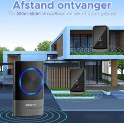 Santel TS21 – Draadloze Deurbel Set – Ontvanger Op Stroom – Bereik 300 Meter – IP44 Waterdicht – 45 Melodieën – Zwart -Makita || Merkloos || Stanley Verkoopwinkel 1200x1188 35