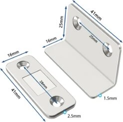 TLVX Magneetsnapper / Hoek Magneet / 1 Set / Zinaps / Magneet / Lade Magneet Sluiting / Zelfklevende Deurmagneet / Magneet Kast Deur / Kastdeuren Magneet / Kabinet Magnetisch / Zilveren Magneet / Magnetische Sluitingsdeur / Deur Sluiting Magneet 11 TLVX Magneetsnapper / Hoek Magneet / 1 Set / Zinaps / Magneet / Lade Magneet Sluiting / Zelfklevende Deurmagneet / Magneet Kast Deur / Kastdeuren Magneet / Kabinet Magnetisch / Zilveren Magneet / Magnetische Sluitingsdeur / Deur Sluiting Magneet -Makita || Merkloos || Stanley Verkoopwinkel 1200x1188 6