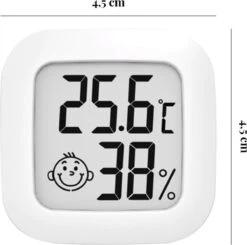 Temperatuur- En Luchtvochtigheidsmeter - Inclusief Batterij, Houder én Sticker - Digitale Hygrometer, Thermometer, Temperatuurmeter Voor Binnen, Digitaal Weerstation - Luchtvochtigheid Voor Planten Digitaal Meten -Makita || Merkloos || Stanley Verkoopwinkel 1200x1188 8