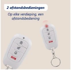Smartwares SMA-40150 Alarmsysteem - Bewegingssensor - 60 M Bereik - 2 Afstandsbedieningen - 100 DB -Makita || Merkloos || Stanley Verkoopwinkel 1200x1189 23