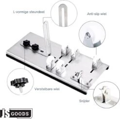 Professionele Flessnijder – 20 Delig - Flessensnijder – Glassnijder – Ronde Fles Snijder – Wijn Flessnijder - 5 Verstelbare Wielen -Makita || Merkloos || Stanley Verkoopwinkel 1200x1189