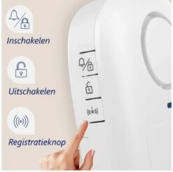 Smartwares SMA-40150 Alarmsysteem - Bewegingssensor - 60 M Bereik - 2 Afstandsbedieningen - 100 DB -Makita || Merkloos || Stanley Verkoopwinkel 1200x1189 25