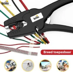 Optimus Professionele Automatische 2-in-1 Striptang - 0,03 Tot 10mm² - Afstriptang - Kabelstripper - Kabeltang - Kniptang - Draadknipper - Elektrotechniek -Makita || Merkloos || Stanley Verkoopwinkel 1200x1190 14