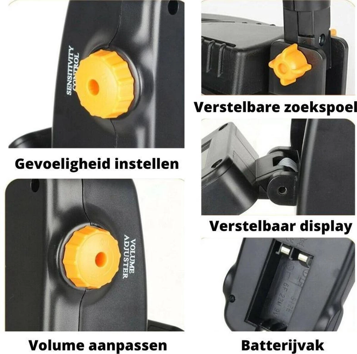 Hunter® Metaaldetector | Draaibaar En Verstelbaar | Detectie Apparaat | Ultra Lichtgewicht | LCD Display | Zoekspoel Waterdicht | Kinderen En Volwassenen | Munten Zoeken | Grote Precisie | Schatzoeken | Goud Vinden 3 Hunter® Metaaldetector | Draaibaar En Verstelbaar | Detectie Apparaat | Ultra Lichtgewicht | LCD Display | Zoekspoel Waterdicht | Kinderen En Volwassenen | Munten Zoeken | Grote Precisie | Schatzoeken | Goud Vinden - Afbeelding 3