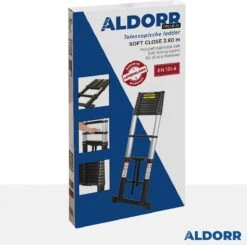 ALDORR Professional - Telescoopladder 3,80 Meter - Met Optigrip™ En Extra Brede Treden -Makita || Merkloos || Stanley Verkoopwinkel 1200x1191 3