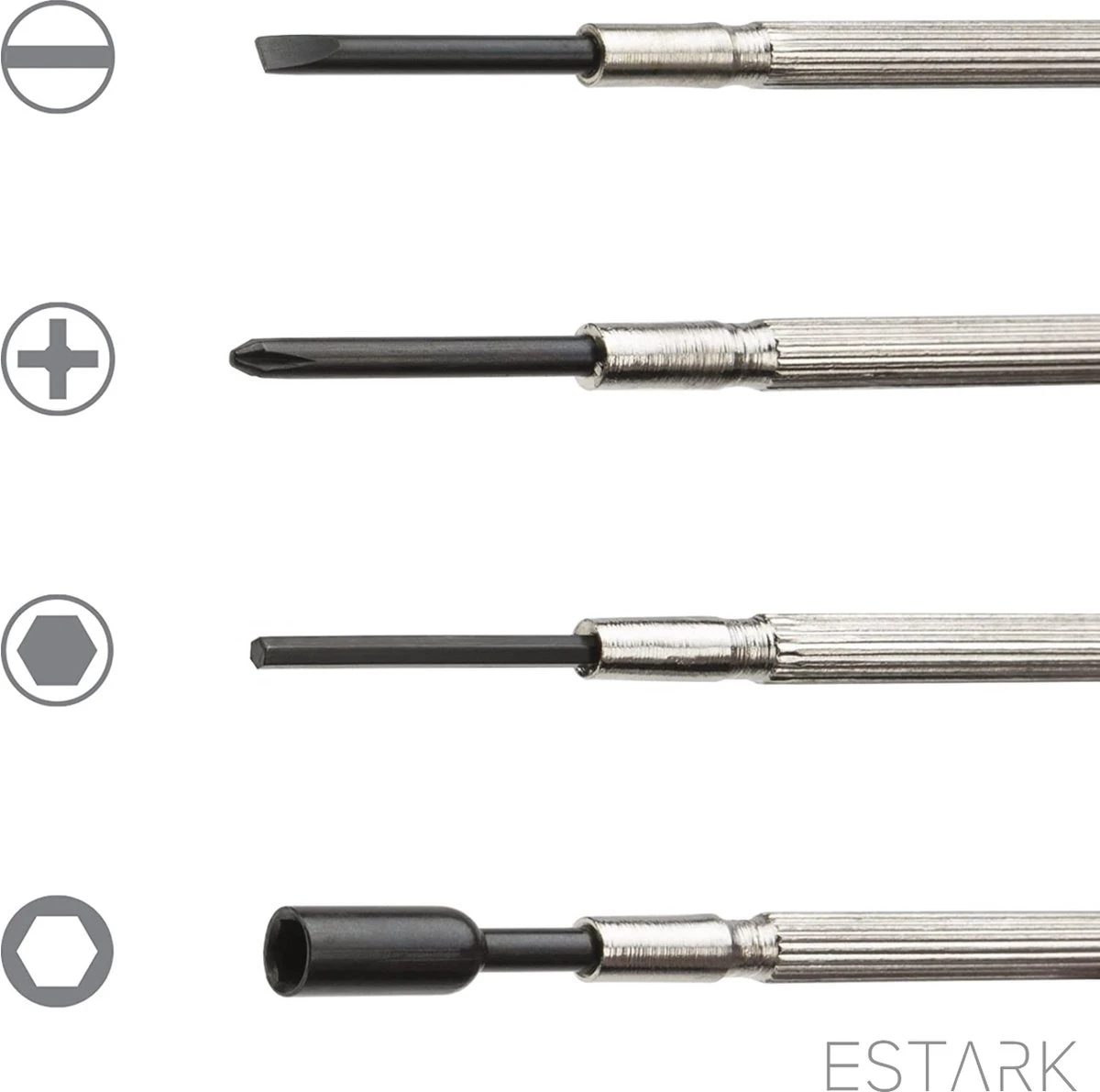 Mini Schroevendraaier Set - Kruiskop / Platte Kop - Precisie Juweliers Schroevendraaier Set - Kleine Horloge Schroevendraaier - Plat Kruis - 16-DELIG 4 Mini Schroevendraaier Set - Kruiskop / Platte Kop - Precisie Juweliers Schroevendraaier Set - Kleine Horloge Schroevendraaier - Plat Kruis - 16-DELIG - Afbeelding 4