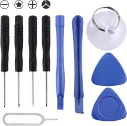 Smartphone Tablet Micro Schroevendraaierset - 10 Delige Reparatieset - Smartphone Schroevendraaierset - Gereedschapset Geschikt Voor Apple Iphone - Samsung - Laptop - 4 Schroevendraaiers