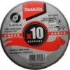 Makita D-18770-10 Doorslijpschijf - 125 X 22,23 X 1,2mm - RVS - Inox (10st)