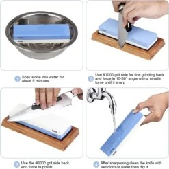 House Of Husk Dubbelzijdige Messenslijper Met Instructies - Slijpsteen Voor Messen - Wetsteen Slijpsteen Set 1000 6000 - Edelkorund -Makita || Merkloos || Stanley Verkoopwinkel 1200x1193 13