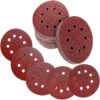 Faseras Schuurschijf/Schuurpapier Set - 120 Stuks - 125MM - 60/80/120/180/240 Grit - Klittenbandbevestiging - Voor Excentrische Schuurmachines