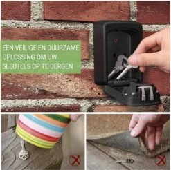 TIGIOO Sleutelkluis – Kluisje Met Cijferslot Voor Buiten En Binnen - 4-cijferige Code Sleutelkluisje -Waterdicht En Roestvrij 11 TIGIOO Sleutelkluis – Kluisje Met Cijferslot Voor Buiten En Binnen - 4-cijferige Code Sleutelkluisje -Waterdicht En Roestvrij -Makita || Merkloos || Stanley Verkoopwinkel 1200x1193 30