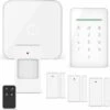 ELRO AS90S Home+ Slim Draadloos Alarmsysteem – Wifi – GSM Functie – Als Beste Getest - Met Basisstation, Controlepaneel, Bewegingsmelder, 3x Deur/Raam Contact En Afstandsbediening