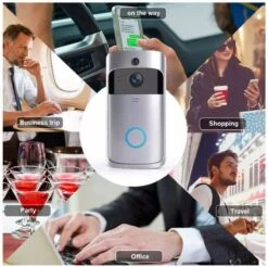 T Ring Video Deurbel - Draadloos - Incl. Accu Pakket- Zilver (Geen Abonnement Verplichting) -Makita || Merkloos || Stanley Verkoopwinkel 1200x1194 43