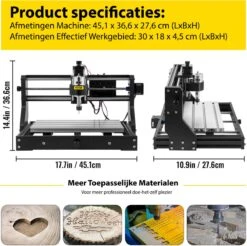 Vevor - Laser Cutter - Graveermachine - Graveerset - Graveerder - Graveerapparaat - Materialen Graveren - 500MW Laser + Volledige Graveerset -Makita || Merkloos || Stanley Verkoopwinkel 1200x1195 37