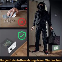 BERKATMARKT - Elder Welder® Veilig Voor Stopcontacten, Klein, Discreet, Wandkoffer, Sterk, Geheime Contactdoos Voor Het Opbergen Van Geld, Geheime Verstopplaats In Zilver, Huis, Met Sleutel, Geheime Koffer -Makita || Merkloos || Stanley Verkoopwinkel 1200x1196 28