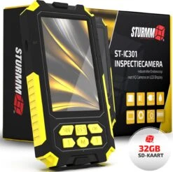STURMM® ST-IC301 - Industriële Endoscoop Met Dubbele Camera - Professionele Inspectiecamera - 4.5 INCH Display - Inclusief Gratis 32GB Micro SD - 10 Meter Kabel