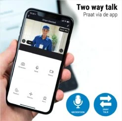 Nikkei BELL4 Draadloze Video Deurbel - Full HD Camera En WiFi - Bewegingssensor En Nachtzicht - SMART Deurbel - Micro SD Kaart Opslagruimte - Zwart -Makita || Merkloos || Stanley Verkoopwinkel 1200x1197 44