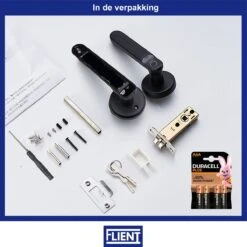 Flient Slimme Deurslot - Smartlock Met Vingerafdruk - Deurklink - Zwart - Slim Deurslot - Deurkruk - Smarthome -Makita || Merkloos || Stanley Verkoopwinkel 1200x1198 102