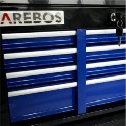 AREBOS - Werkplaatskar - Gereedschapskast - Gereedschapskist - 9 Vakken -Makita || Merkloos || Stanley Verkoopwinkel 1200x1198 3