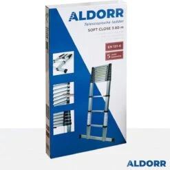 ALDORR Home - Telescoopladder 3,80 Meter - Met Stabilisatievoet En Soft Closing -Makita || Merkloos || Stanley Verkoopwinkel 1200x1198 33