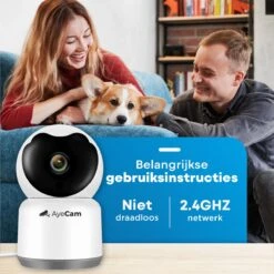 AyeCam Huisdiercamera - Met App - Incl. 32GB SD - WiFi - Beweeg & Geluidsdetectie - Beveiligingscamera - Hondencamera 22 AyeCam Huisdiercamera - Met App - Incl. 32GB SD - WiFi - Beweeg & Geluidsdetectie - Beveiligingscamera - Hondencamera -Makita || Merkloos || Stanley Verkoopwinkel 1200x1198 82