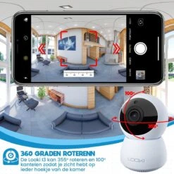 Looki Beveiligingscamera Met 32GB SD Kaart - Geluidsdetectie - FHD PTZ Wi-Fi - IP Camera - Cloud - Huisdiercamera - Babyfoon Met Camera - Wit -Makita || Merkloos || Stanley Verkoopwinkel 1200x1199 27