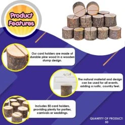 The Twiddlers Kaarthouder 3,7 X 3,1 Cm Hout Bruin 50 Stuks -Makita || Merkloos || Stanley Verkoopwinkel 1200x1199 40