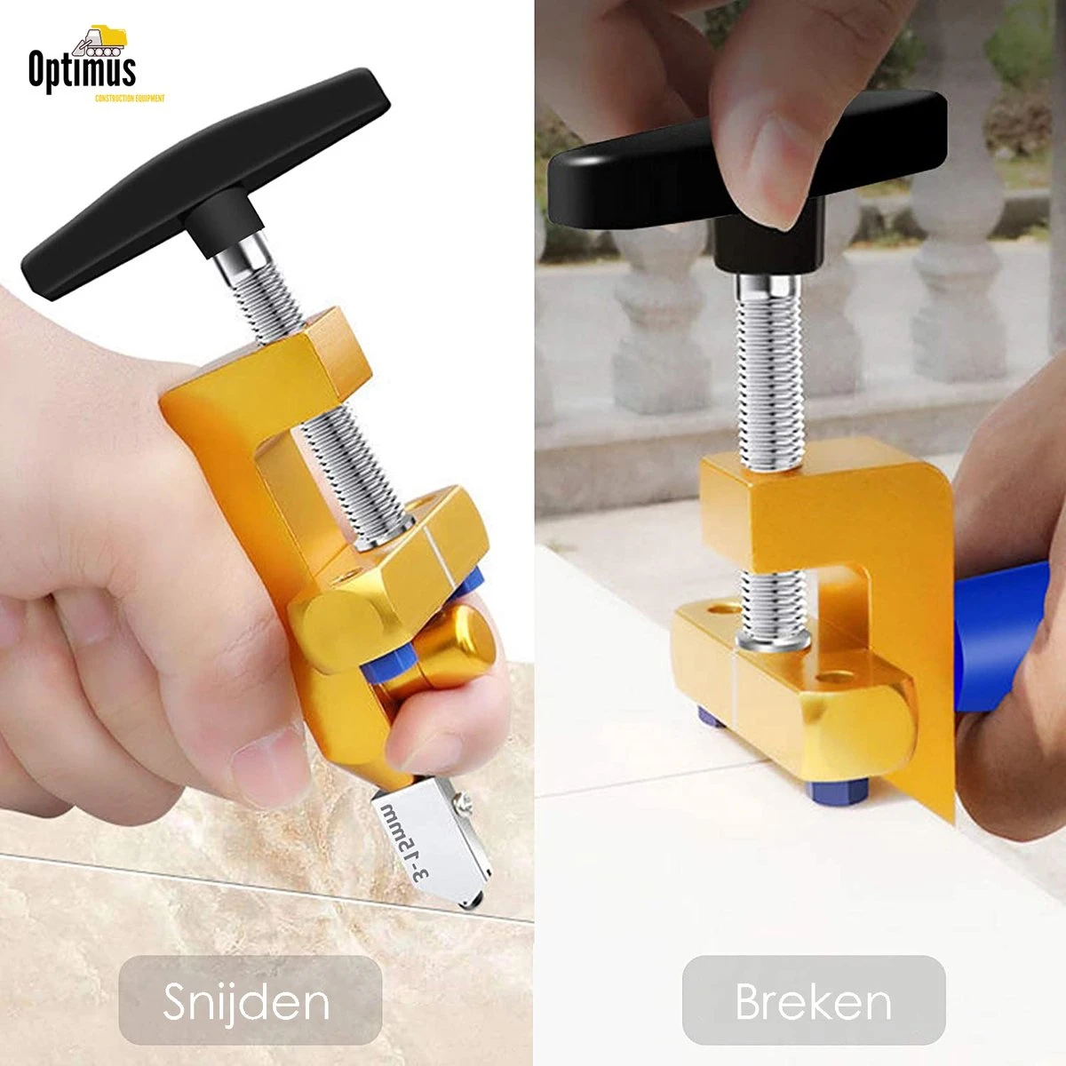 Optimus Professionele 2 In 1 Glassnijder Incl. 2 Extra Mesjes - Geschikt Voor Glas, Tegels En Spiegels - Glas Cutter - Tegelsnijder - Spiegelsnijder 2 Optimus Professionele 2 In 1 Glassnijder Incl. 2 Extra Mesjes - Geschikt Voor Glas, Tegels En Spiegels - Glas Cutter - Tegelsnijder - Spiegelsnijder - Afbeelding 2