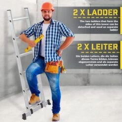 Jago - Steiger - Multifuncitionele Ladder - Ladderrek - Werkblad - Werkplatform - 4 In 1 20 Jago - Steiger - Multifuncitionele Ladder - Ladderrek - Werkblad - Werkplatform - 4 In 1 -Makita || Merkloos || Stanley Verkoopwinkel 1200x1200 1046
