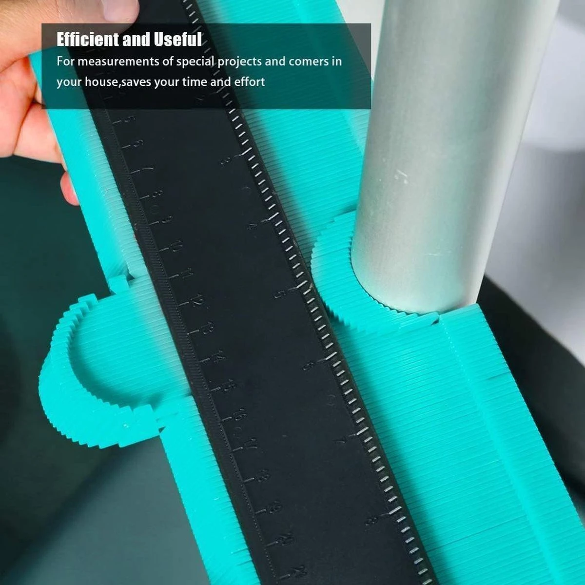 Merkloos A+ Aftekenhulp 25 CM Met SLOT Contourmal - Profielmal - Meetgereedschap - Profielmeter - Schuifmaat 2 Merkloos A+ Aftekenhulp 25 CM Met SLOT Contourmal - Profielmal - Meetgereedschap - Profielmeter - Schuifmaat - Afbeelding 2