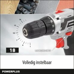 Powerplus POWC1061 Accu Boormachine - 16V - Incl. 1 X 1,3Ah Accu En Lader -Makita || Merkloos || Stanley Verkoopwinkel 1200x1200 1269