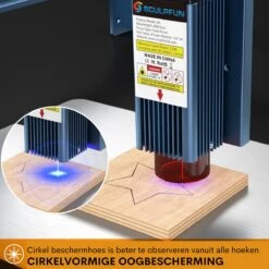 Sculpfun S9 Pro - Laser Cutter Met Ultra Dunne Laser - Laser Graveermachine - Laser Engraver - Hoge Precisie Snijmachine 5.5W 90W - Volledige Set - Snijvlak 410x420mm - 3kg -Makita || Merkloos || Stanley Verkoopwinkel 1200x1200 1285