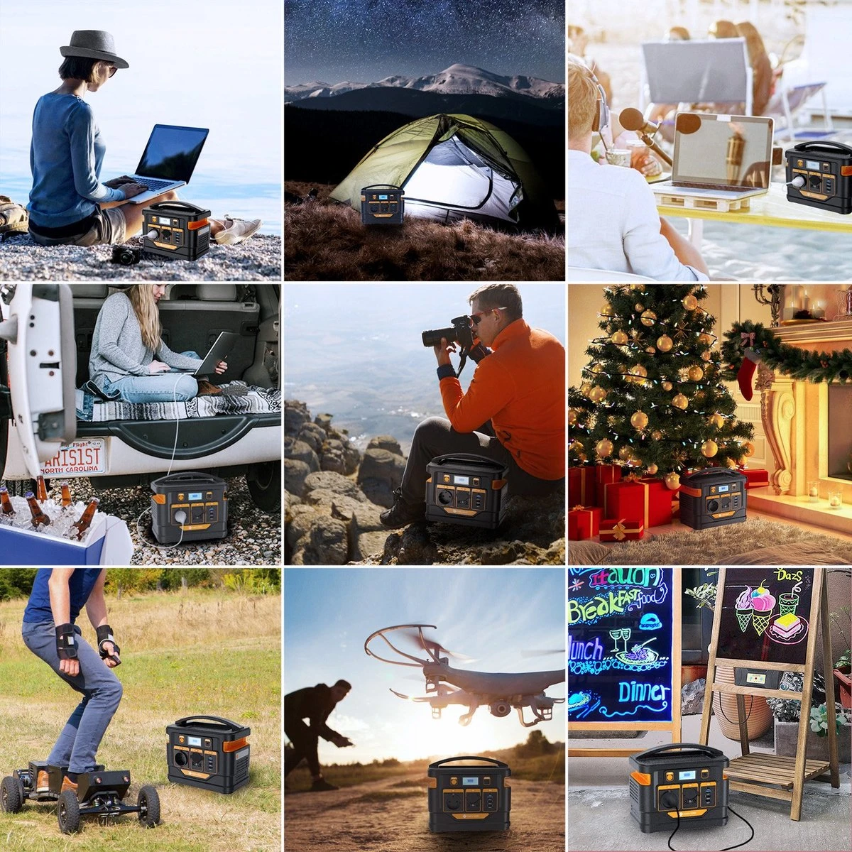 NOVOO Powerstation - Max 450 Watt Output- 80000mAh - AC - USB-C - PD - DC 12V - 3*USB Uitgang 5 NOVOO Powerstation - Max 450 Watt Output- 80000mAh - AC - USB-C - PD - DC 12V - 3*USB Uitgang - Afbeelding 5