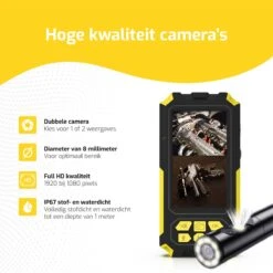 STURMM® ST-IC301 - Industriële Endoscoop Met Dubbele Camera - Professionele Inspectiecamera - 4.5 INCH Display - Inclusief Gratis 32GB Micro SD - 10 Meter Kabel -Makita || Merkloos || Stanley Verkoopwinkel 1200x1200 137