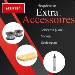 Complete Soldeerset - Soldeerbout Met Soldeerstation Inclusief Tin & Spons - Instelbare Temperatuur - MAX. 500 ºC - 60W -Makita || Merkloos || Stanley Verkoopwinkel 1200x1200 1411