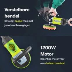 Qumax Polijstmachine – Poetsmachine Incl. 4 Polijstschijven – Krachtige Motor – 180mm – 220/240V -Makita || Merkloos || Stanley Verkoopwinkel 1200x1200 1429