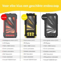 STURMM® ST-IC301 - Industriële Endoscoop Met Dubbele Camera - Professionele Inspectiecamera - 4.5 INCH Display - Inclusief Gratis 32GB Micro SD - 10 Meter Kabel -Makita || Merkloos || Stanley Verkoopwinkel 1200x1200 143