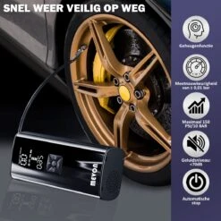 MEVON - Multifunctionele Compressor - Fietspomp - Elektrische Draagbare Bandenpomp - Luchtcompressor - 8000mAh Accu -Makita || Merkloos || Stanley Verkoopwinkel 1200x1200 1450