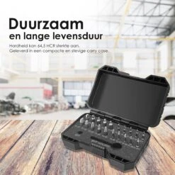 Novalits - Professionele Bit- & Borensets - Schroefverwijderset - 22-delig - HSS Materiaal - Schroefverwijderaar - Uitboorset - Borenset - Schroefbitset - Linkse Tap - Bitset - Metaalborenset - Draadtapset - Versleten Schroeven & Bouten Verwijderen -Makita || Merkloos || Stanley Verkoopwinkel 1200x1200 1496