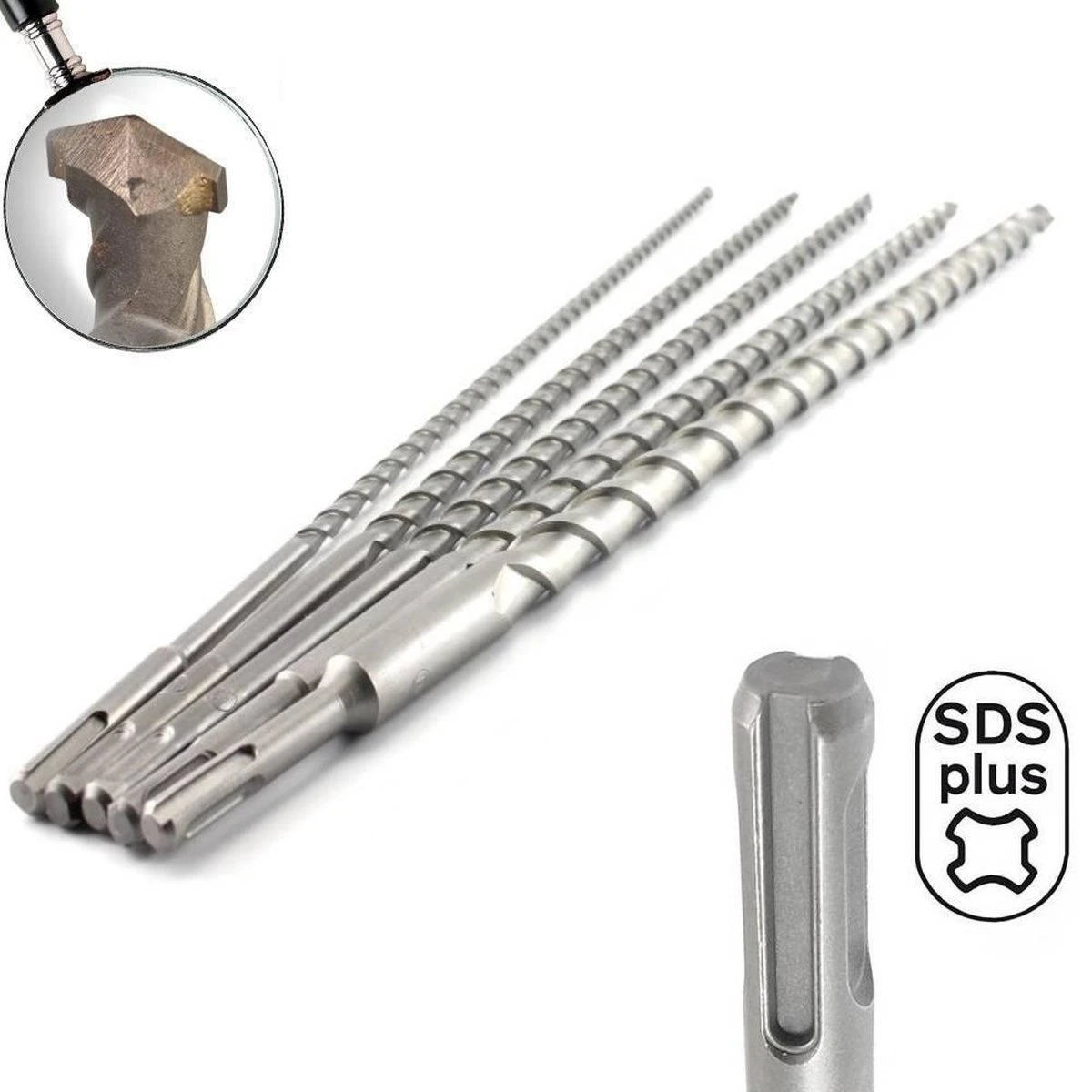 Hofftech SDS+ Borenset 600 Mm 10 - 12 - 16 - 18 & 20 Mm - Sds Plus 1 Hofftech SDS+ Borenset 600 Mm 10 - 12 - 16 - 18 & 20 Mm - Sds Plus