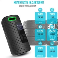 Westhome Luchtcompressor Bandenpomp - Elektrische Fietspomp- 5-in-1 - Zwart 25 Westhome Luchtcompressor Bandenpomp - Elektrische Fietspomp- 5-in-1 - Zwart -Makita || Merkloos || Stanley Verkoopwinkel 1200x1200 1580