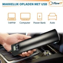 FlowIT Draagbare Compressor Bandenpomp - Elektrische Fietspomp - Luchtcompressor Oplaadbaar - Fiets Tot Auto -Makita || Merkloos || Stanley Verkoopwinkel 1200x1200 1600