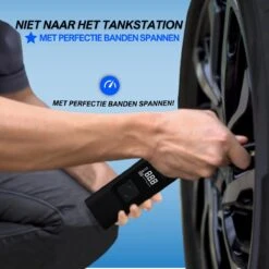 EnDrie® Luchtcompressor - Ballen Pomp – Elektrische Pomp – Pomp Voor Auto, Luchtbed , Fietsband , Autoband En Bal – Compressor Set – Kleine Compressor – Banden Pomp – Ingebouwde Powerbank En Zaklamp - Draagbare Luchtcompressor - 6000mAh -Makita || Merkloos || Stanley Verkoopwinkel 1200x1200 1637