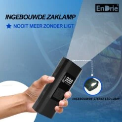 EnDrie® Luchtcompressor - Ballen Pomp – Elektrische Pomp – Pomp Voor Auto, Luchtbed , Fietsband , Autoband En Bal – Compressor Set – Kleine Compressor – Banden Pomp – Ingebouwde Powerbank En Zaklamp - Draagbare Luchtcompressor - 6000mAh -Makita || Merkloos || Stanley Verkoopwinkel 1200x1200 1638