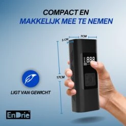 EnDrie® Luchtcompressor - Ballen Pomp – Elektrische Pomp – Pomp Voor Auto, Luchtbed , Fietsband , Autoband En Bal – Compressor Set – Kleine Compressor – Banden Pomp – Ingebouwde Powerbank En Zaklamp - Draagbare Luchtcompressor - 6000mAh -Makita || Merkloos || Stanley Verkoopwinkel 1200x1200 1640